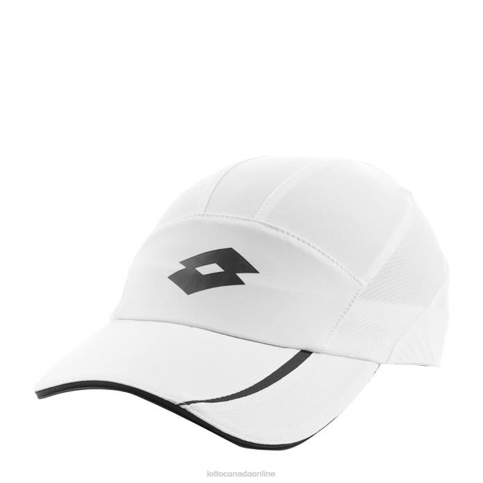 TENNIS CAP WOMAN BRIGHT WHITE/ALL BLACK Lotto Woman Accessoris 0Z6F1033