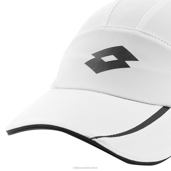TENNIS CAP WOMAN BRIGHT WHITE/ALL BLACK Lotto Woman Accessoris 0Z6F1033
