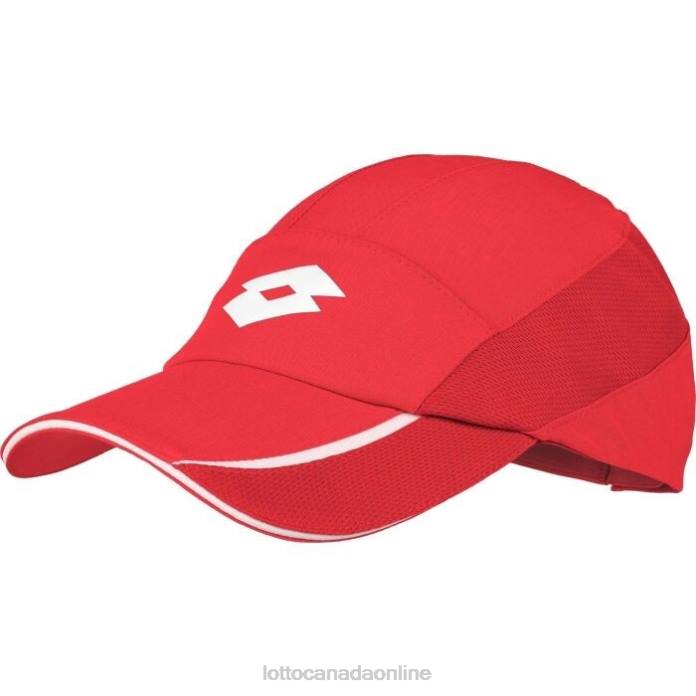 TENNIS CAP W RED FLUO Lotto Woman Accessoris 0Z6F1036