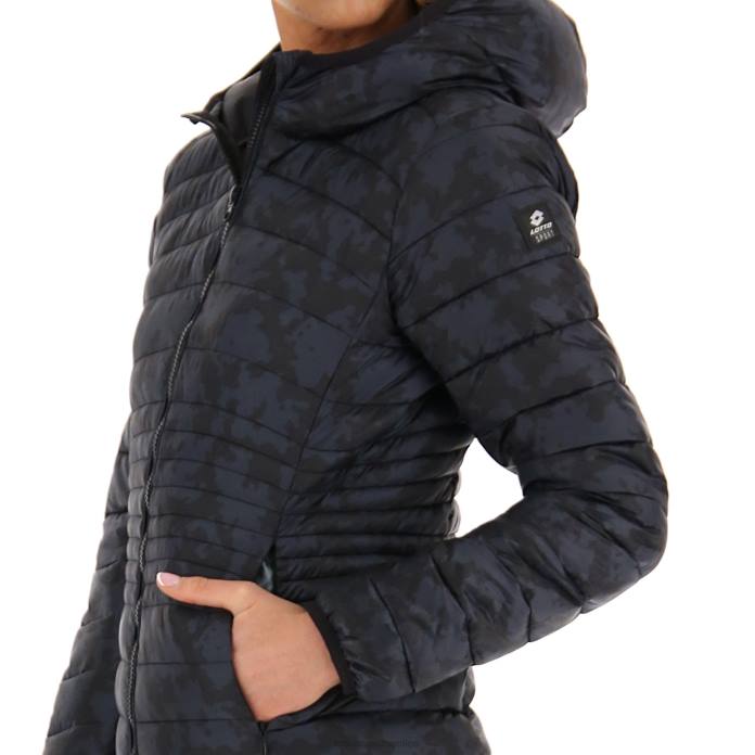 BOMBER CORTINA W IV PAD PRT PL SPORTS Lotto Woman Apparel 0Z6F963