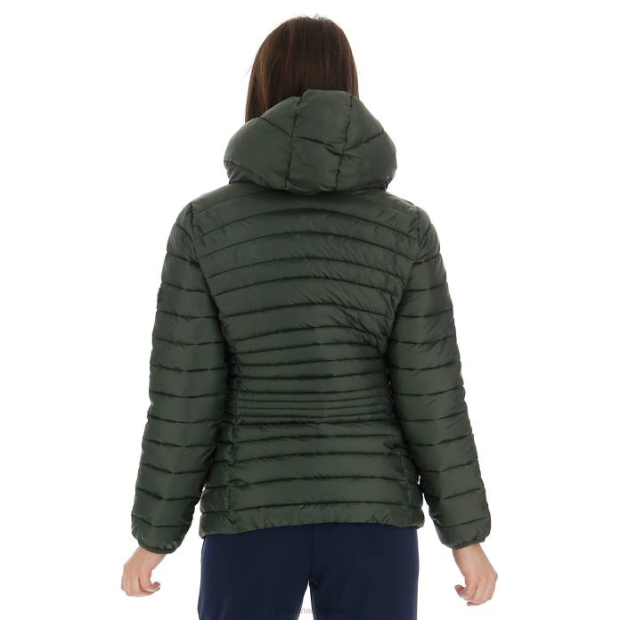 BOMBER CORTINA W PAD GREEN RESIN Lotto Woman Apparel 0Z6F958