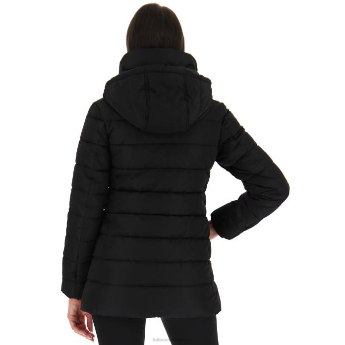 LUNGO CORVARA W III PAD PL ALL BLACK Lotto Woman Apparel 0Z6F964