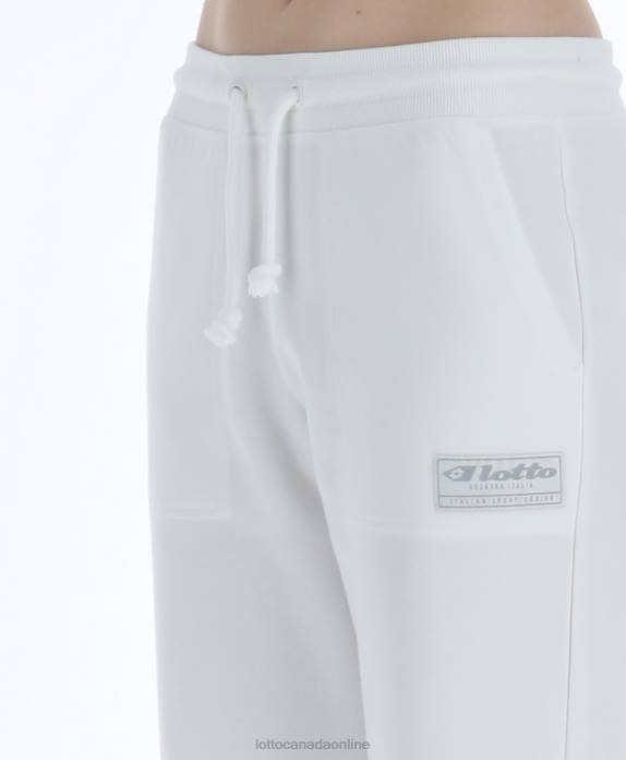 ATHLETICA DUE W IV PANT PL CANDY WHITE Lotto Woman Apparel 0Z6F842