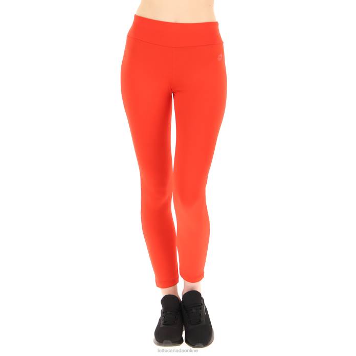 MSP W LEGGING FLAME RED Lotto Woman Apparel 0Z6F843