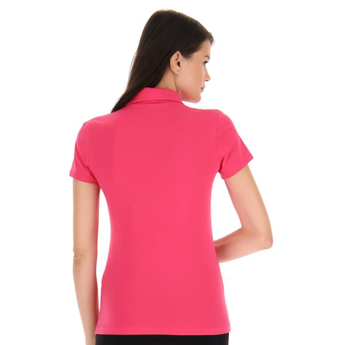 POLO CLASSICA W JS GLAMOUR PINK Lotto Woman Apparel 0Z6F973