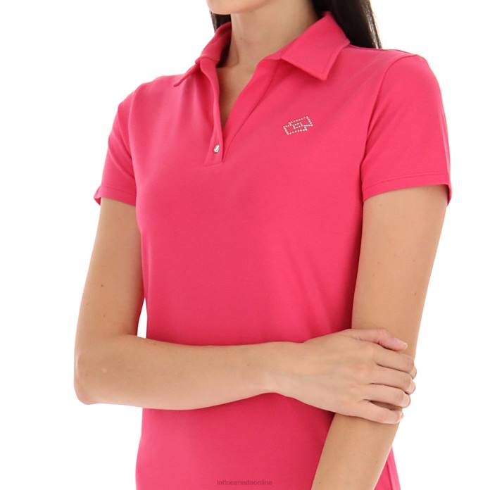 POLO CLASSICA W JS GLAMOUR PINK Lotto Woman Apparel 0Z6F973