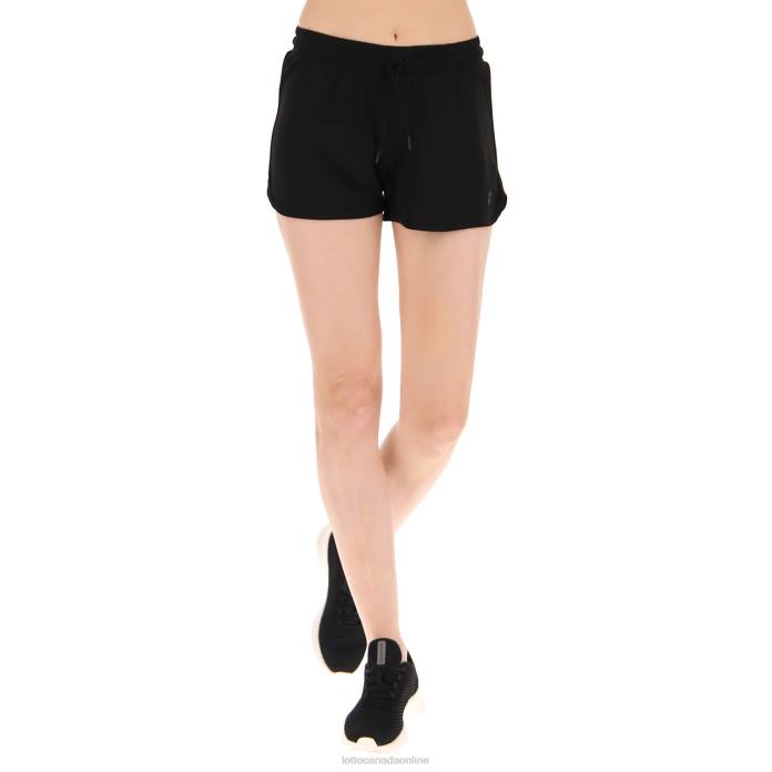 MSP W SHORT ALL BLACK Lotto Woman Apparel 0Z6F1024