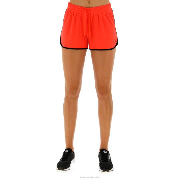 SHORT VENEZIA W PL RED FLUO Lotto Woman Apparel 0Z6F1026