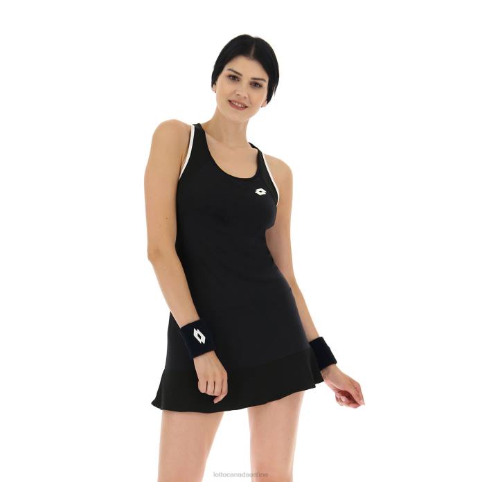 SQUADRA W II DRESS PL ALL BLACK Lotto Woman Apparel 0Z6F1011