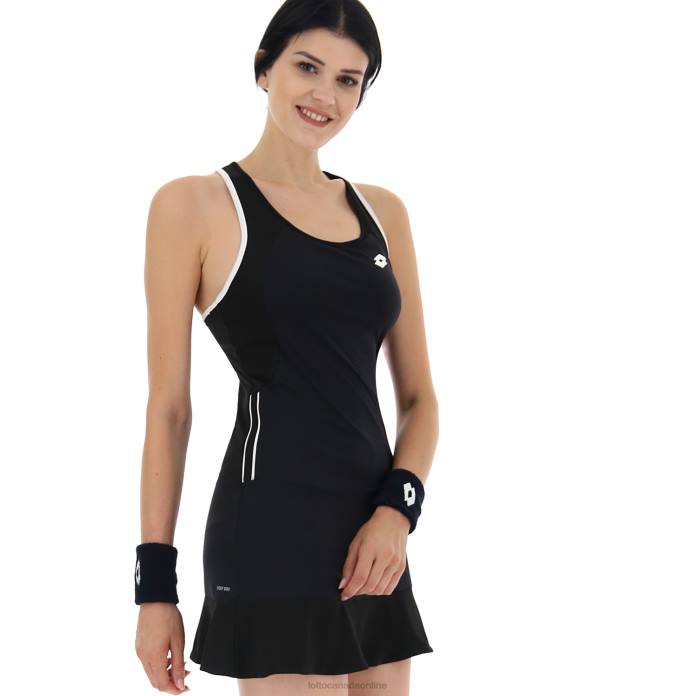 SQUADRA W II DRESS PL ALL BLACK Lotto Woman Apparel 0Z6F1011