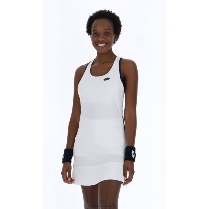 SQUADRA W II DRESS PL BRIGHT WHITE Lotto Woman Apparel 0Z6F1010