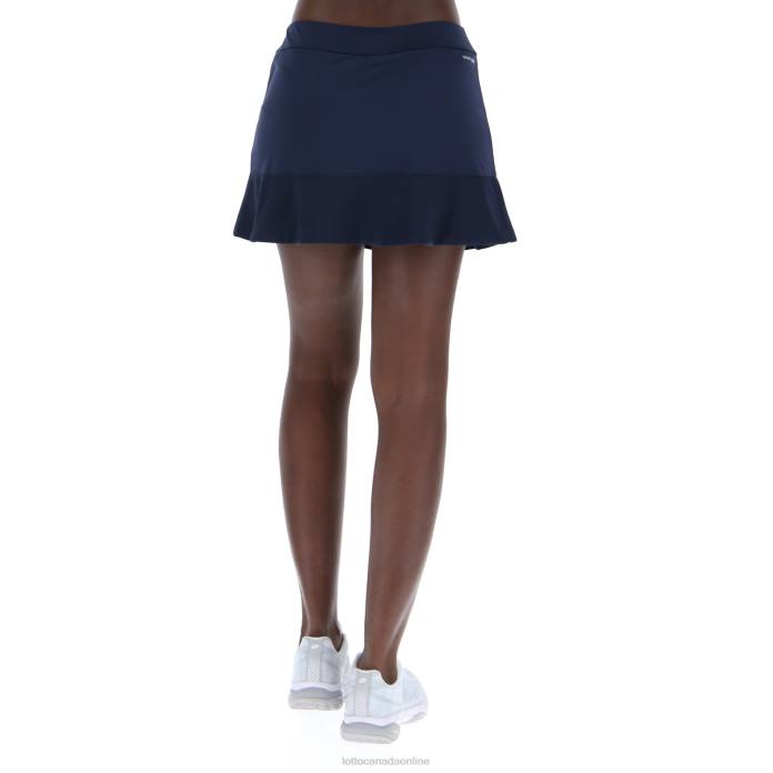 SQUADRA W II SKIRT PL NAVY BLUE Lotto Woman Apparel 0Z6F994