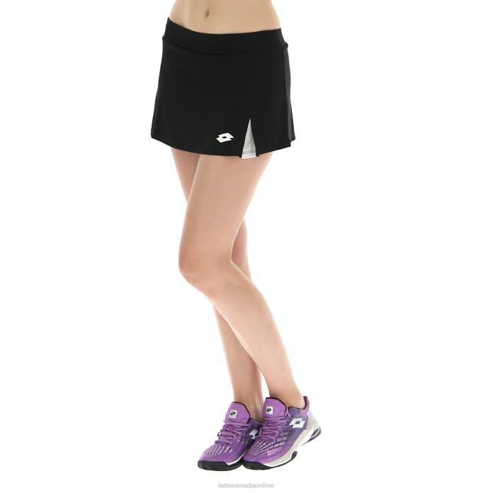 TOP TEN W III SKIRT PL ALL BLACK Lotto Woman Apparel 0Z6F989
