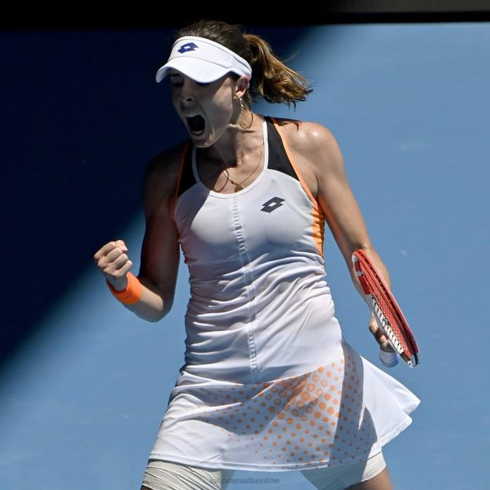 TOP W IV DRESS 1 BRIGHT WHITE/ORANGE BEAT Lotto Woman Apparel 0Z6F1003