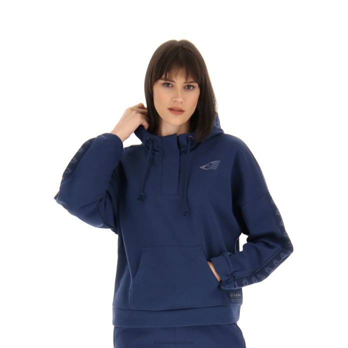 ATHLETICA DUE W VI SWEAT HD DARK DENIM Lotto Woman Apparel 0Z6F840