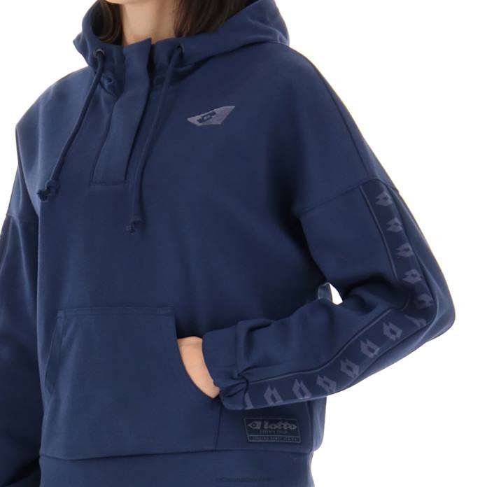 ATHLETICA DUE W VI SWEAT HD DARK DENIM Lotto Woman Apparel 0Z6F840