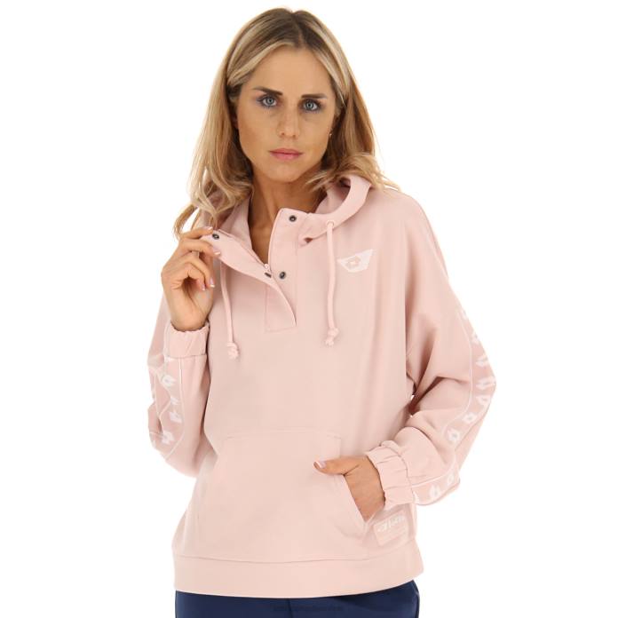 ATHLETICA DUE W VI SWEAT HD PEACH WHIP Lotto Woman Apparel 0Z6F841