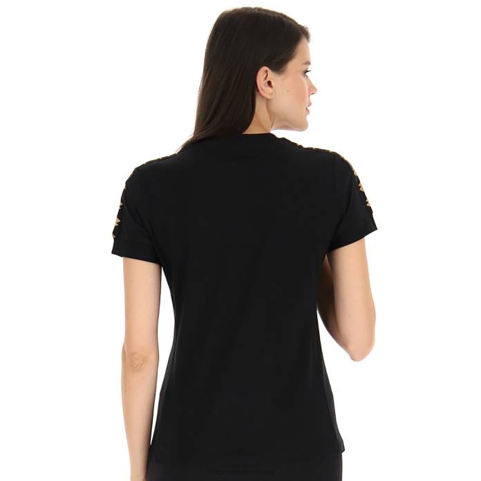 ATHLETICA CLASSIC W IV TEE JS ALL BLACK Lotto Woman Apparel 0Z6F901