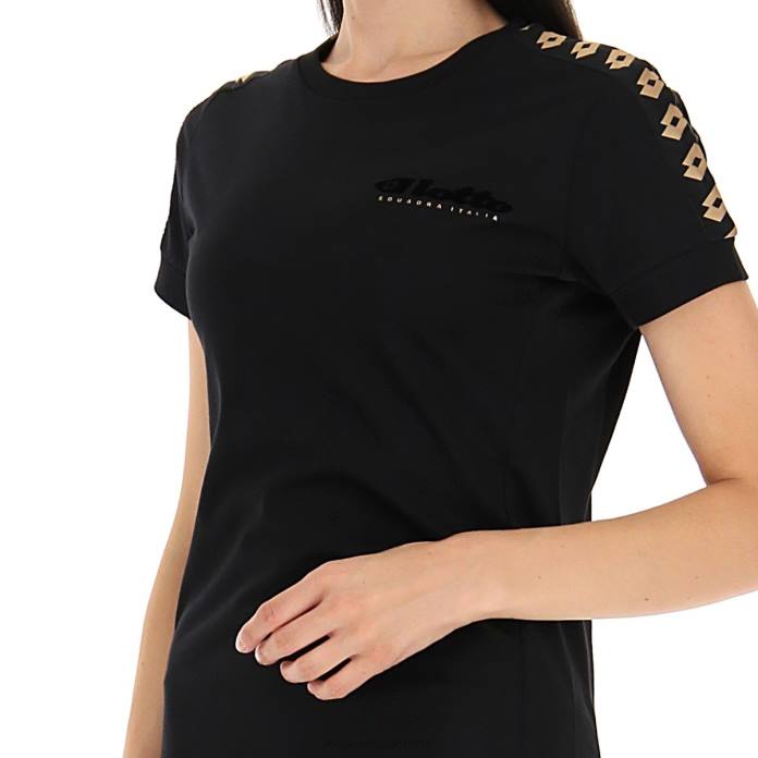 ATHLETICA CLASSIC W IV TEE JS ALL BLACK Lotto Woman Apparel 0Z6F901