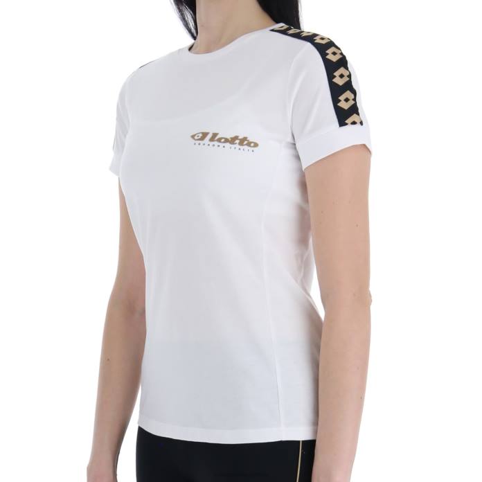 ATHLETICA CLASSIC W IV TEE JS BRIGHT WHITE Lotto Woman Apparel 0Z6F900