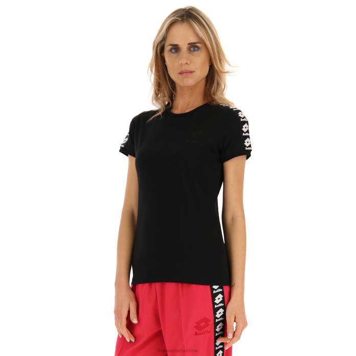 ATHLETICA ICON W TEE ALL BLACK Lotto Woman Apparel 0Z6F891