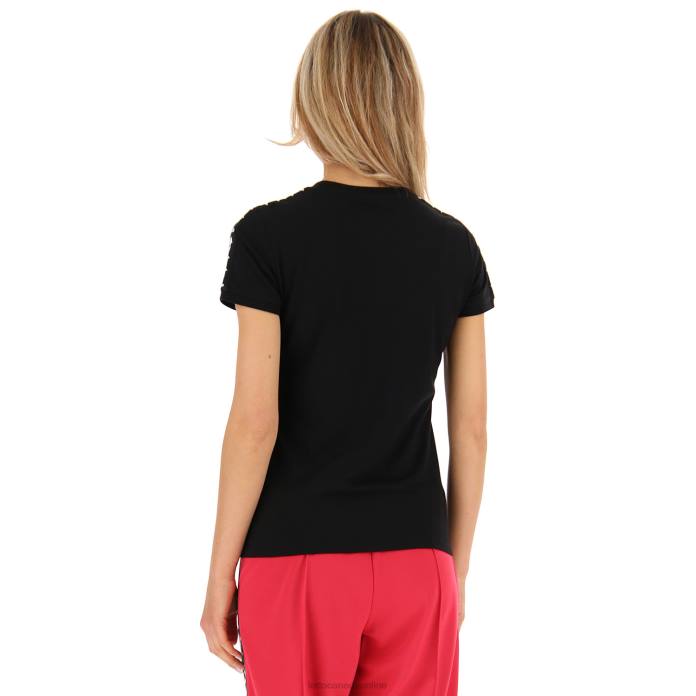 ATHLETICA ICON W TEE ALL BLACK Lotto Woman Apparel 0Z6F891