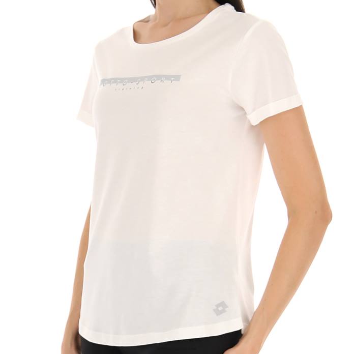 DINAMICO W V TEE JS CANDY WHITE Lotto Woman Apparel 0Z6F897