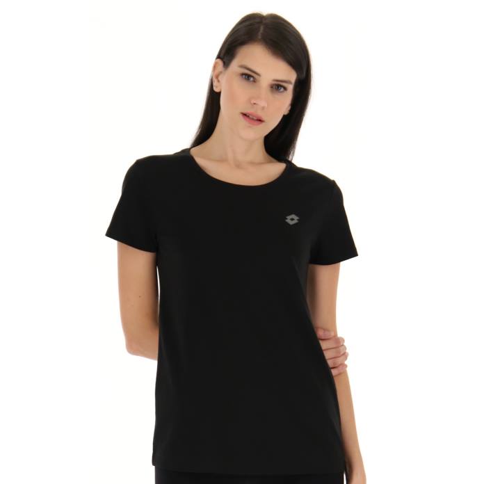 MSC W TEE ALL BLACK Lotto Woman Apparel 0Z6F884
