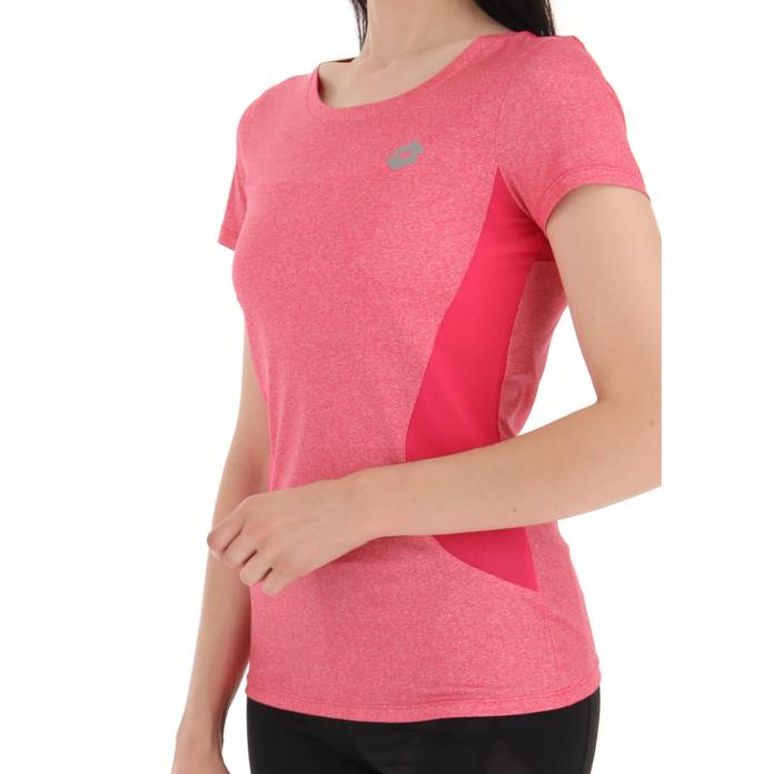 RUN FIT W TEE MEL GLAMOUR PINK Lotto Woman Apparel 0Z6F912