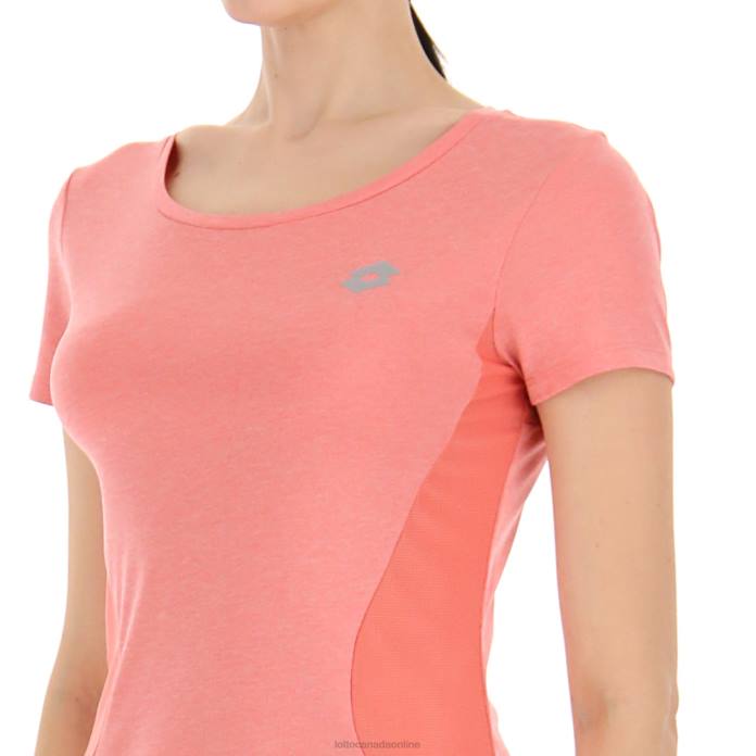 RUN FIT W TEE MEL TEA ROSE Lotto Woman Apparel 0Z6F881