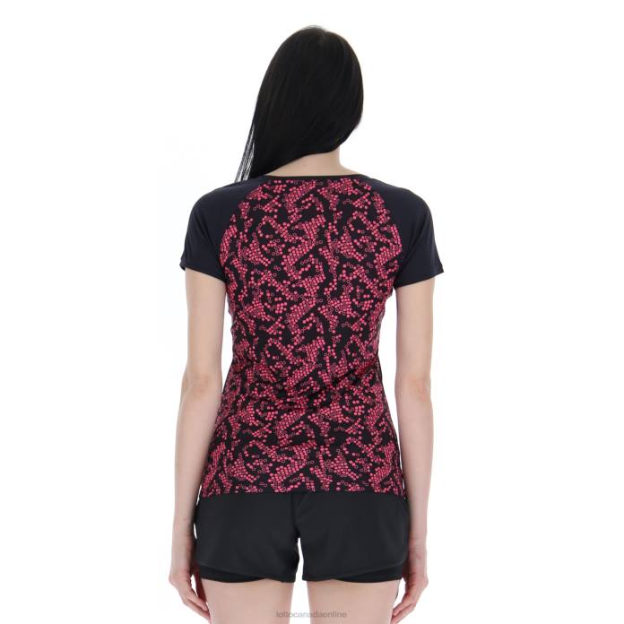 RUN&FIT W TEE PRT4 PL SPORTS Lotto Woman Apparel 0Z6F935