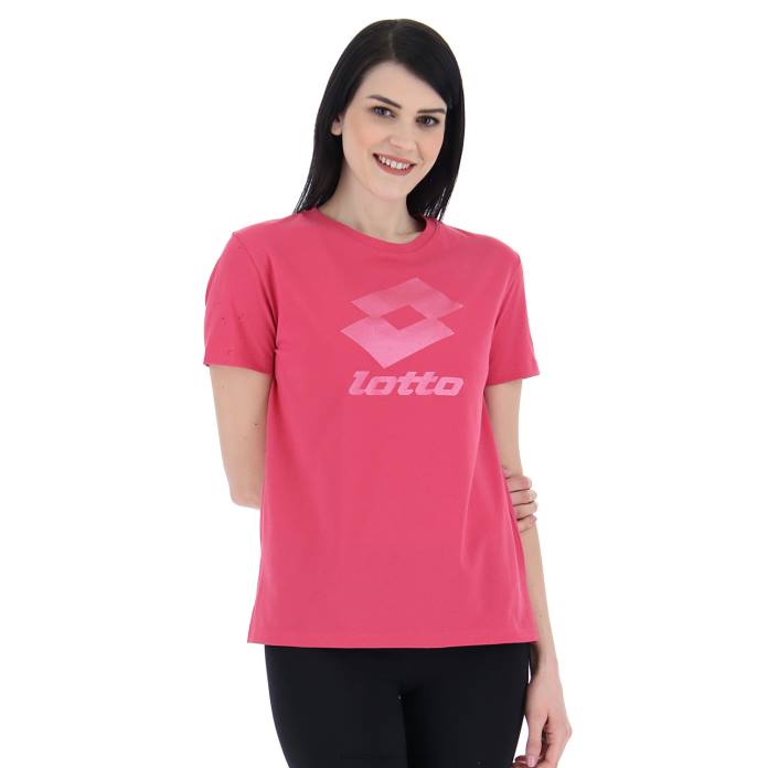 SMART W II TEE JS FUCHSIA ROSE Lotto Woman Apparel 0Z6F906