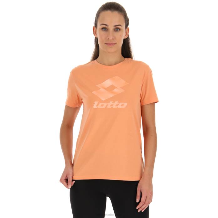 SMART W IV TEE SHELL CORAL Lotto Woman Apparel 0Z6F873