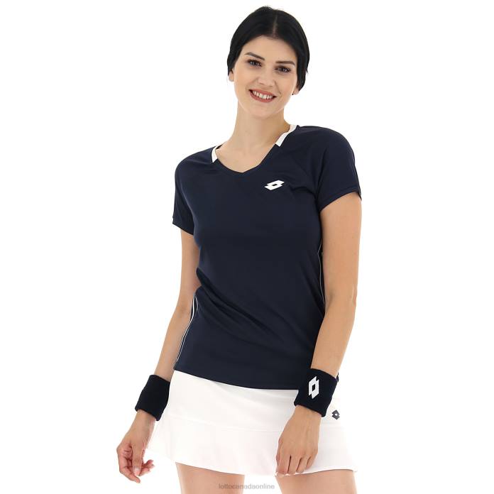 SQUADRA W II TEE PL NAVY BLUE Lotto Woman Apparel 0Z6F926