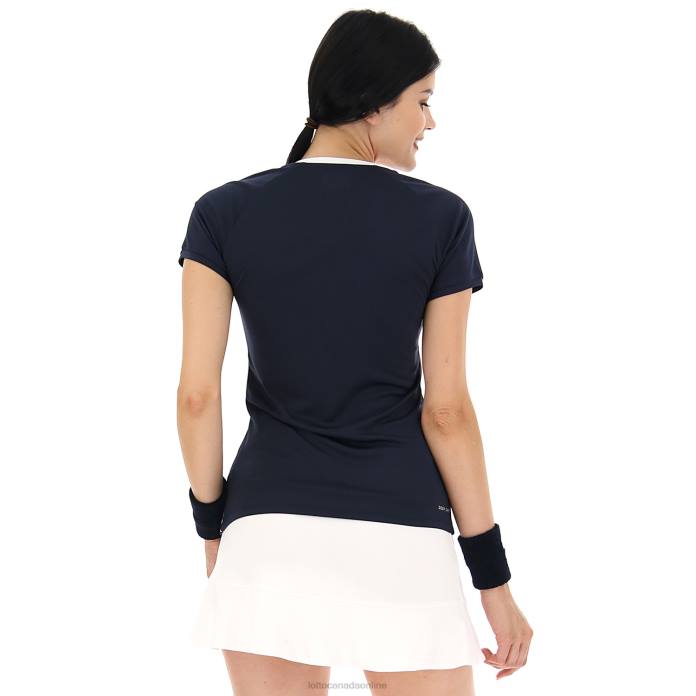 SQUADRA W II TEE PL NAVY BLUE Lotto Woman Apparel 0Z6F926