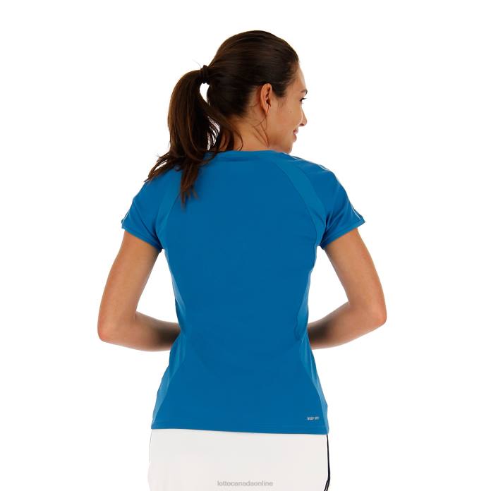 SQUADRA W TEE MOSAIC BLUE Lotto Woman Apparel 0Z6F937
