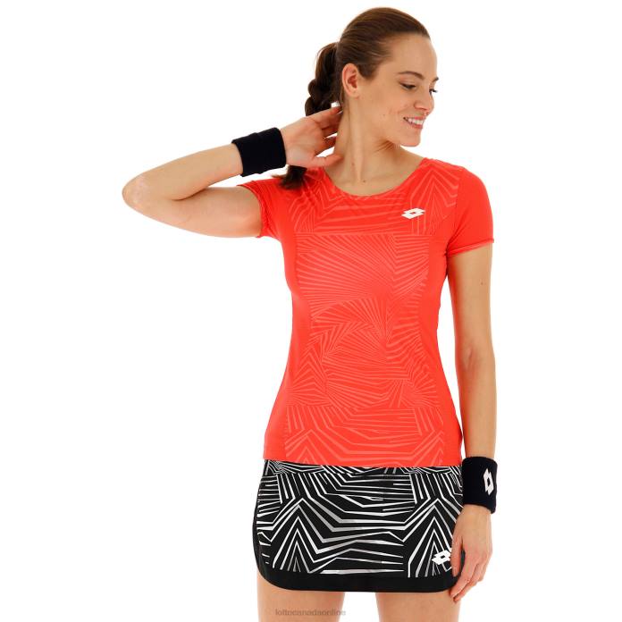 SUPERRAPIDA W III TEE PL SPORTS Lotto Woman Apparel 0Z6F940