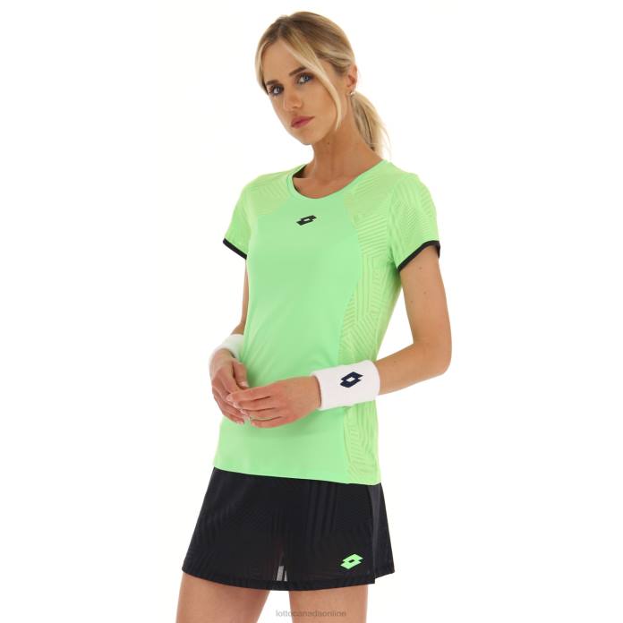 SUPERRAPIDA W V TEE GREEN APPLE NEO Lotto Woman Apparel 0Z6F931