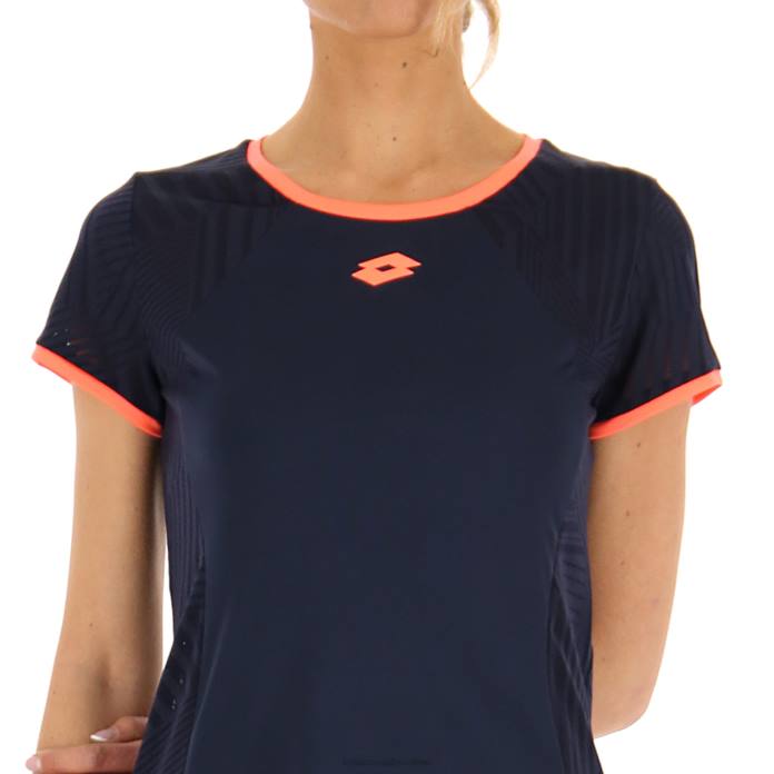SUPERRAPIDA W V TEE NAVY BLUE Lotto Woman Apparel 0Z6F930