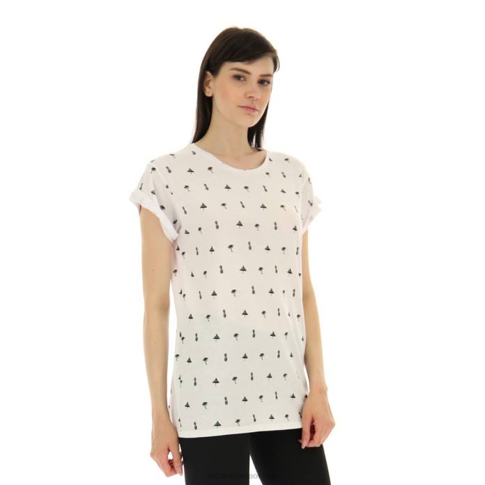 TEE PALM W BRIGHT WHITE Lotto Woman Apparel 0Z6F913