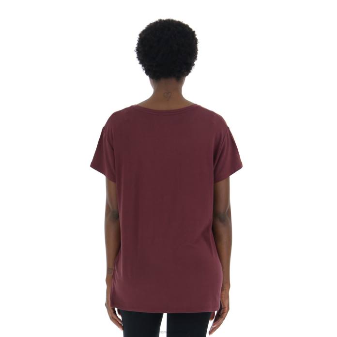 TEE TEXT W VI VINEYARD DK RED Lotto Woman Apparel 0Z6F908