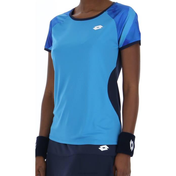 TOP TEN W III TEE PRT3 PL SPORTS Lotto Woman Apparel 0Z6F943