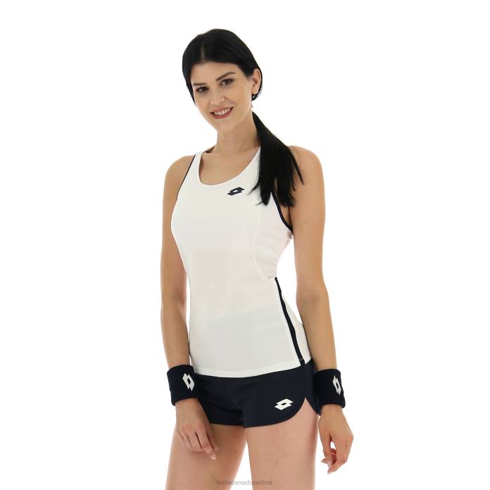 SQUADRA W II TANK PL BRIGHT WHITE Lotto Woman Apparel 0Z6F982