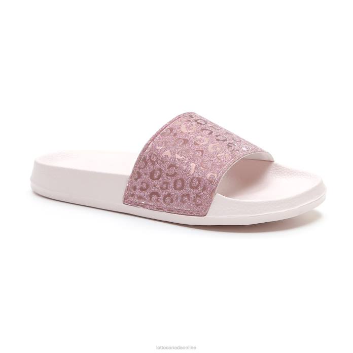 GAYA LEOPARD SLIDE W BARELY PINK Lotto Woman Shoes 0Z6F811