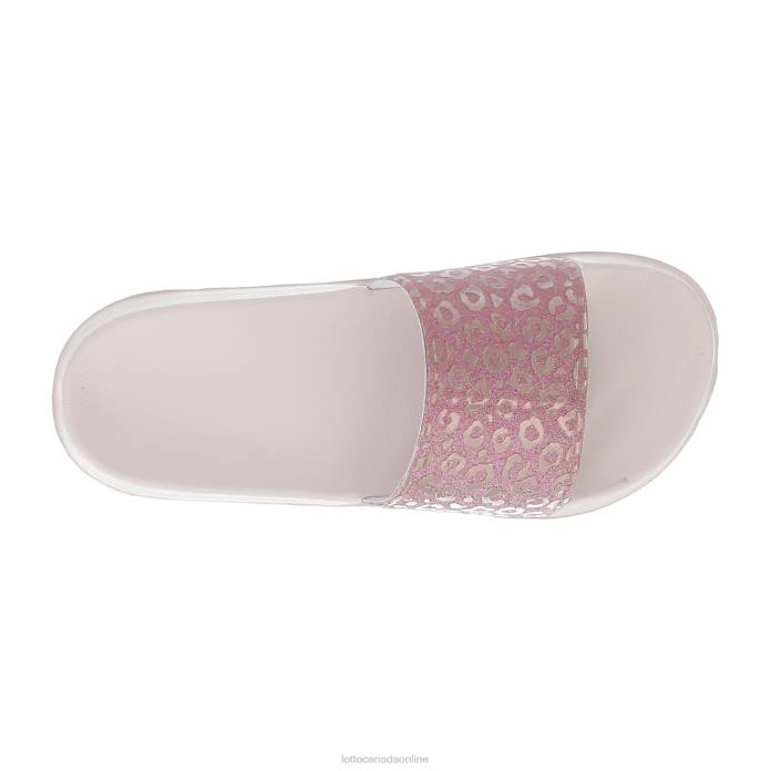 GAYA LEOPARD SLIDE W BARELY PINK Lotto Woman Shoes 0Z6F811