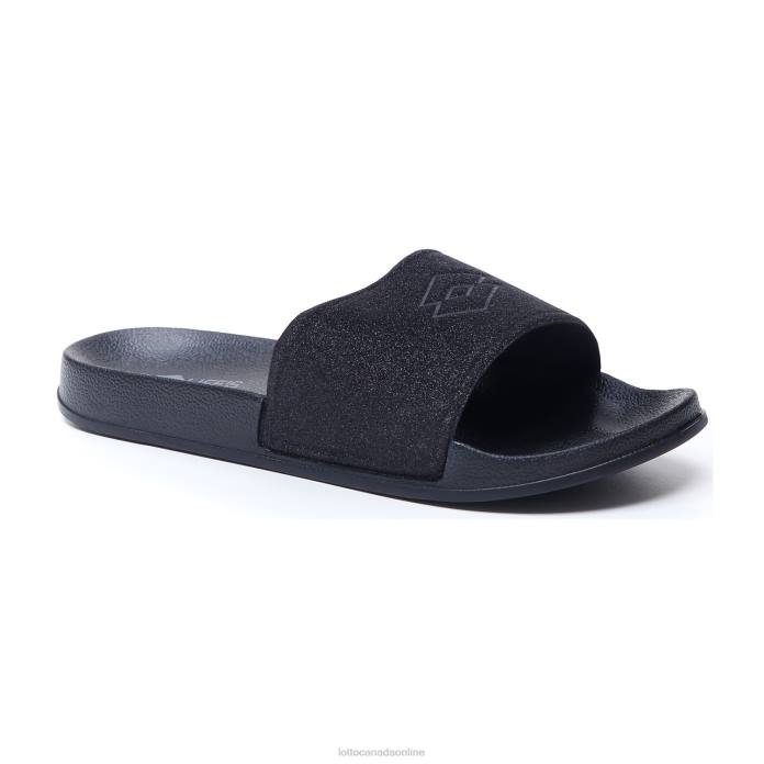 GAYA SLIDE W ALL BLACK Lotto Woman Shoes 0Z6F808