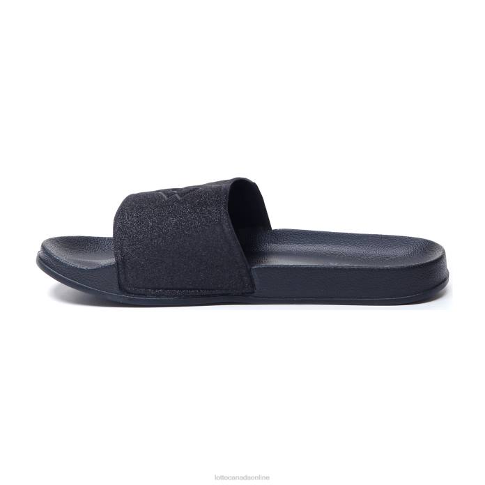 GAYA SLIDE W ALL BLACK Lotto Woman Shoes 0Z6F808