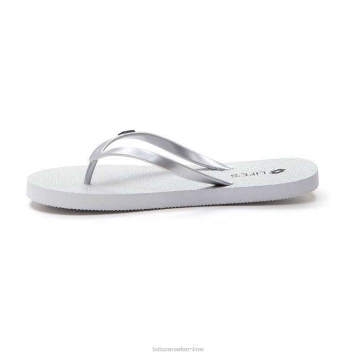 HIVA FLIP II GLITTER W SILVER METAL 2 Lotto Woman Shoes 0Z6F813