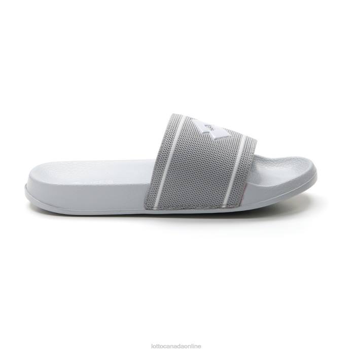 MOKU W VAPOR GRAY/ALL WHITE Lotto Woman Shoes 0Z6F806