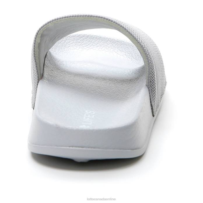 MOKU W VAPOR GRAY/ALL WHITE Lotto Woman Shoes 0Z6F806